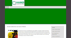 Desktop Screenshot of hahner-glastechnik.de